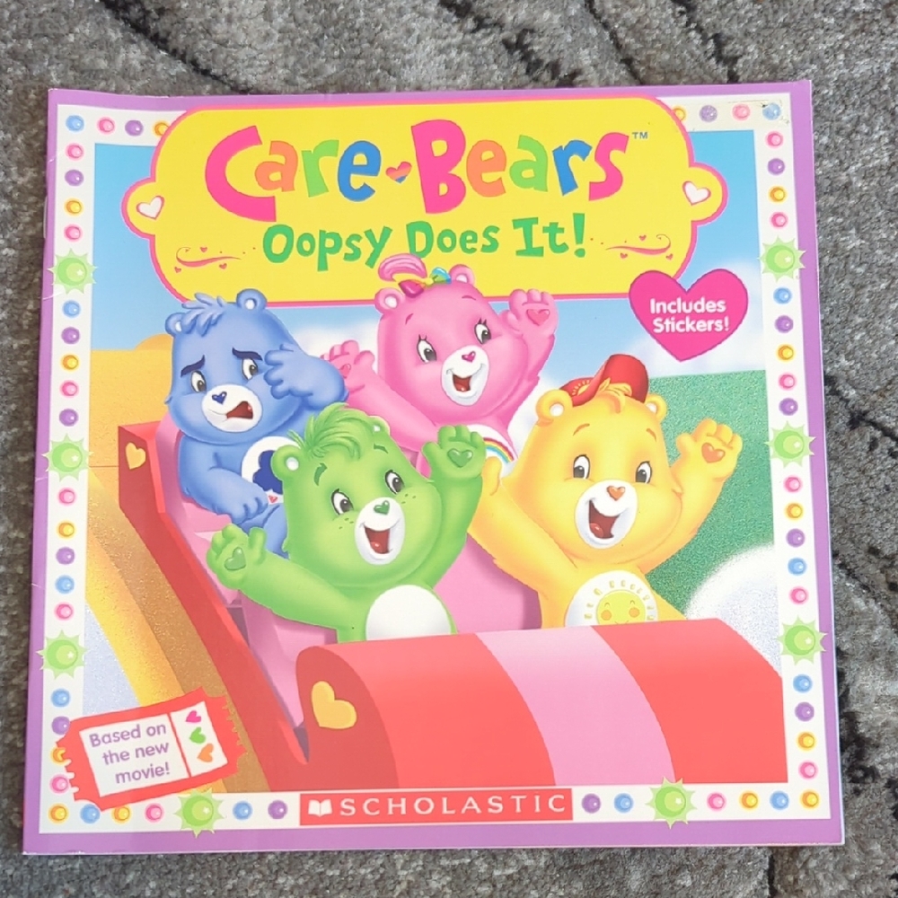 ⭐️ 5/ $25 Care Bears Oopsy Does It! includes Stickers